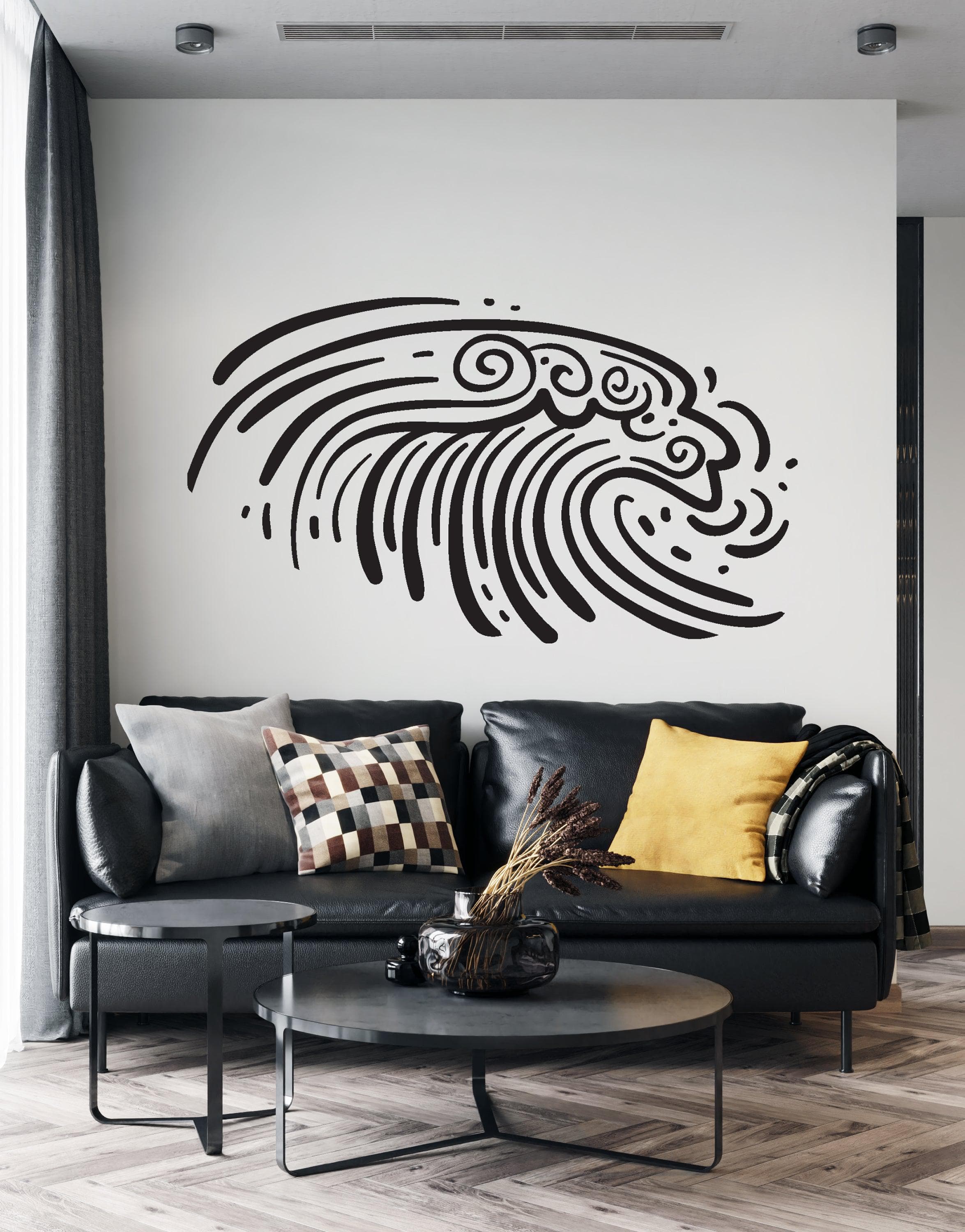 Ocean Wave Vinyl Wall Decal Sticker. #540